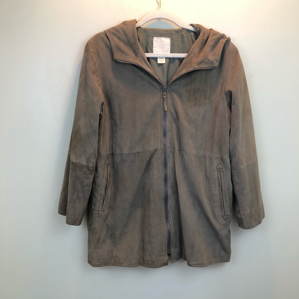 J. Jill | petite 100% goat suede jacket